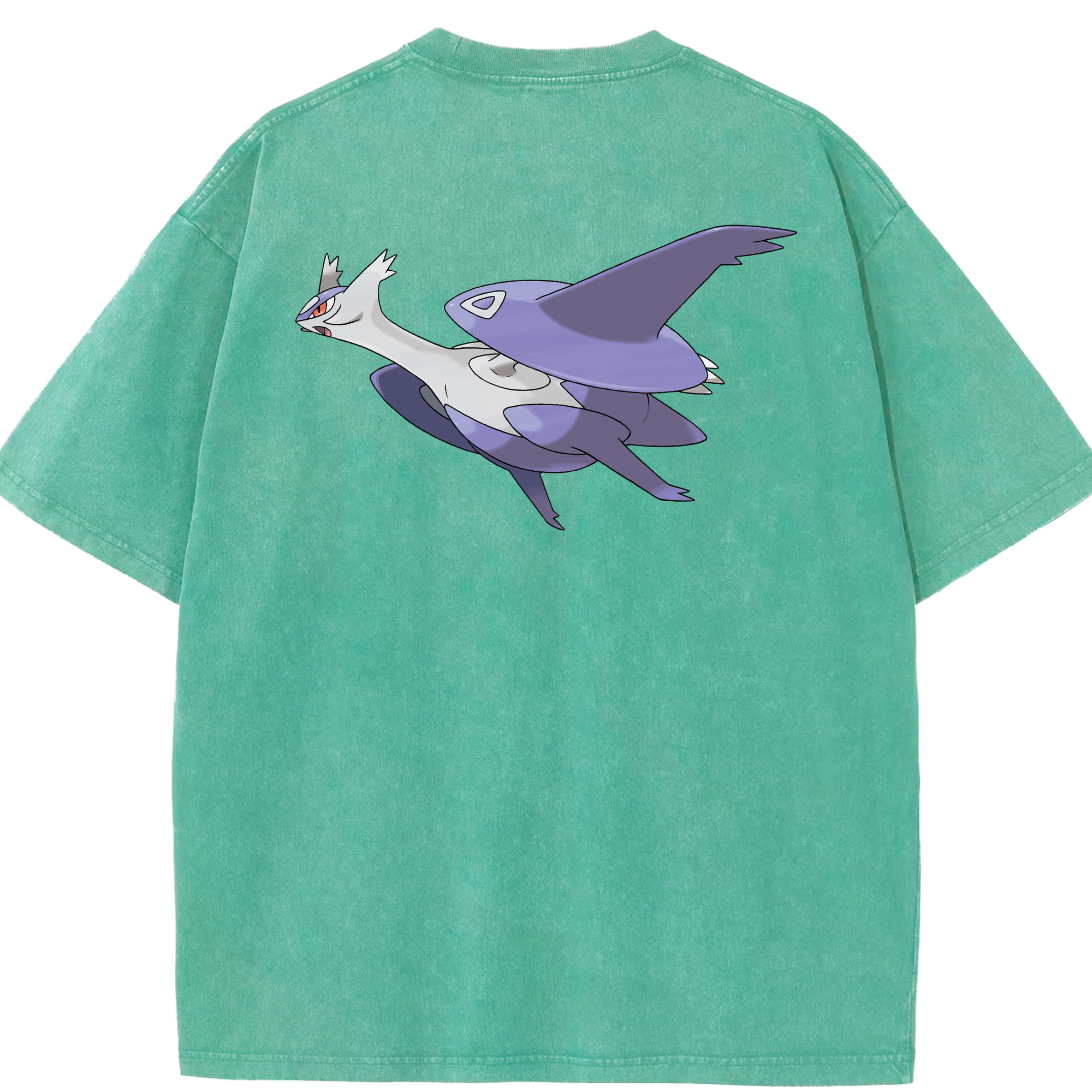 （画像用） ポケットモンスター Pokémon 綿100% ヴィンテージ風 半袖Tシャツ（背面プリント）